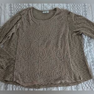 Cato Floral Lace Sweater